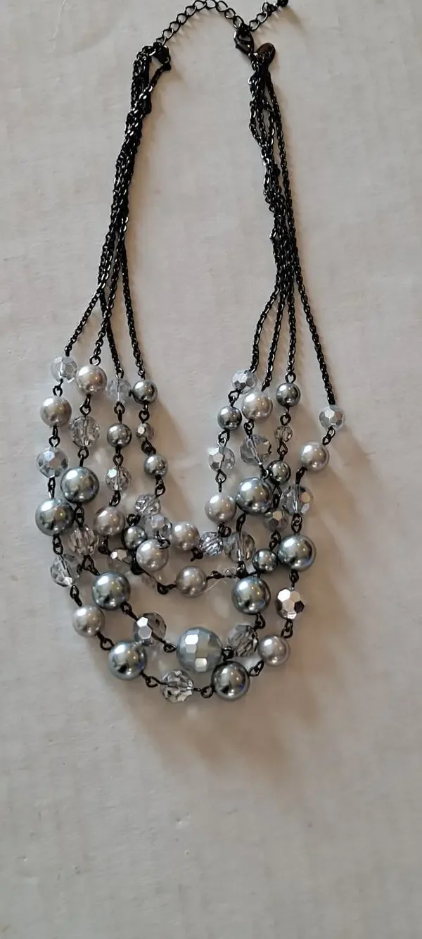 Gorgeous Lia Sophia Multistrand Beaded Necklace - Unique